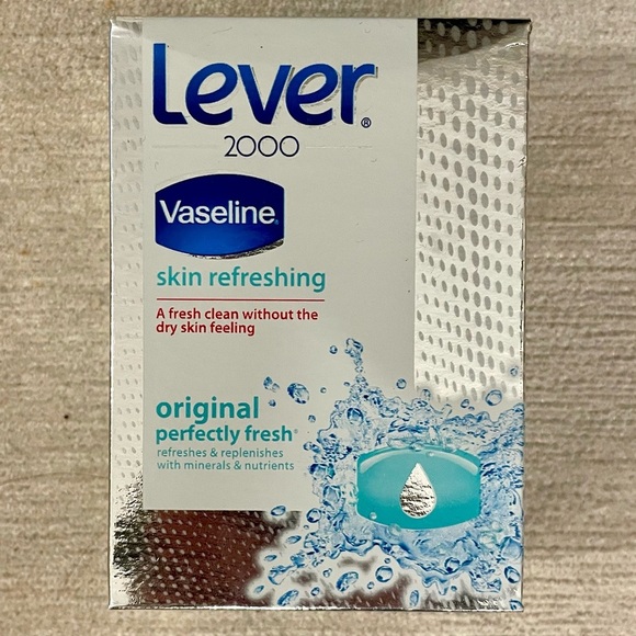 Lever 2000 Vaseline Soap Bars Original Perfectly Fresh Set Of 6 Discontinued. - Picture 4 of 8